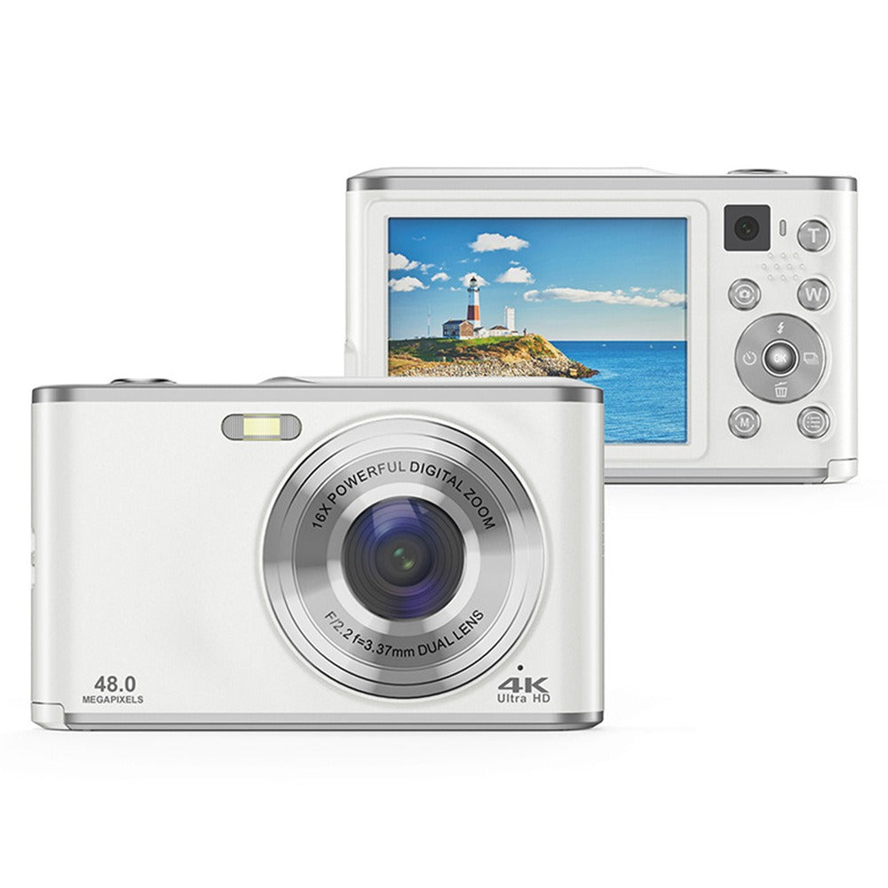DC306 digital high-definition camera front and rear dual camera autofocus entry-level student card machine - Korvel