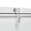Cabinet de classement latéral premium avec serrure - 3 tiroirs design blanc