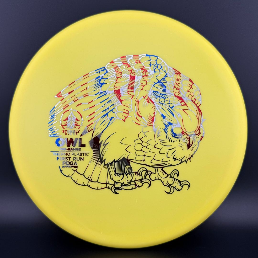 Thermo Owl - First Run Disc Golf Disc