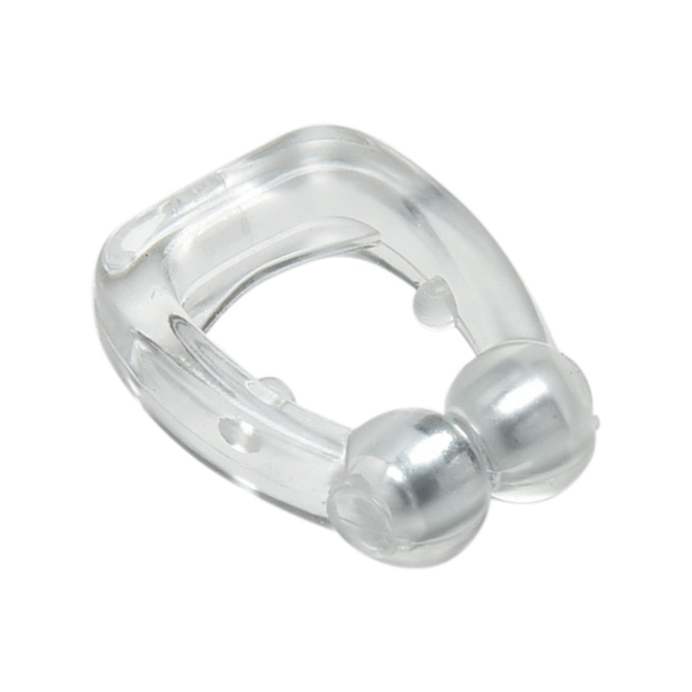 Clip nasal anti-ronquidos magnético de silicona con estuche