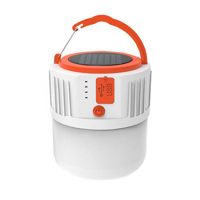 LED Solar Charging Light Energy-saving USB 24Lamp Bead Bulb Night Market Lamp Mobile Outdoor Camping Power Outage Emergency Lamp - Korvel