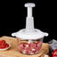 Manual Garlic Press & Food Processor for Home Cooking