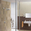 multi-function shower top spray rotating shower head four modes - Korvel