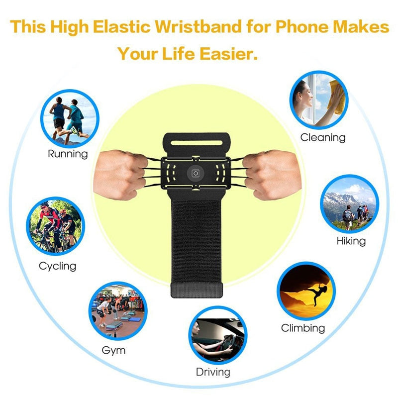 180° Rotatable Running Wristband Phone Case
