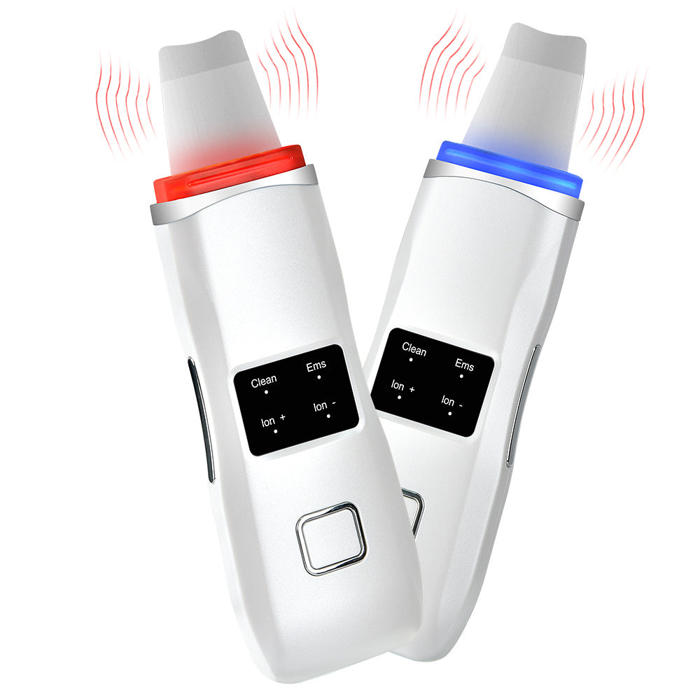 Ultrasonic Peeling Machine HailiCare Positive And Negative Ions Red And Blue Light To Remove Blackheads And Acne Beauty Instrument - Korvel