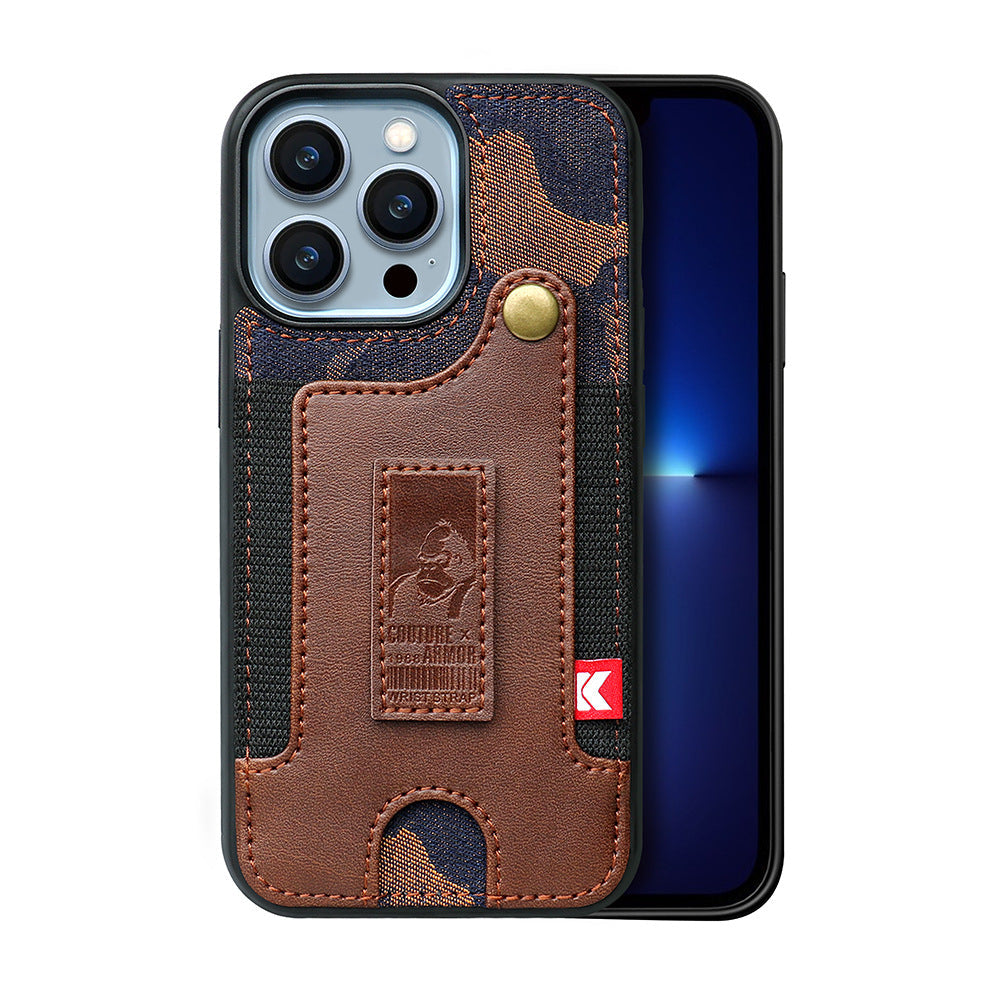For iPhone 13pro Case Apple 14 Plug-in Wristband Phone Cover iPhone 14 Case - Korvel