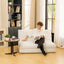 Large folding mattress sofa bean bag bed, foam filled folding mattress sofa, soft high-grade artificial fur - Korvel