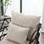 Silla de sala de estar tapizada y con botones COOLMORE