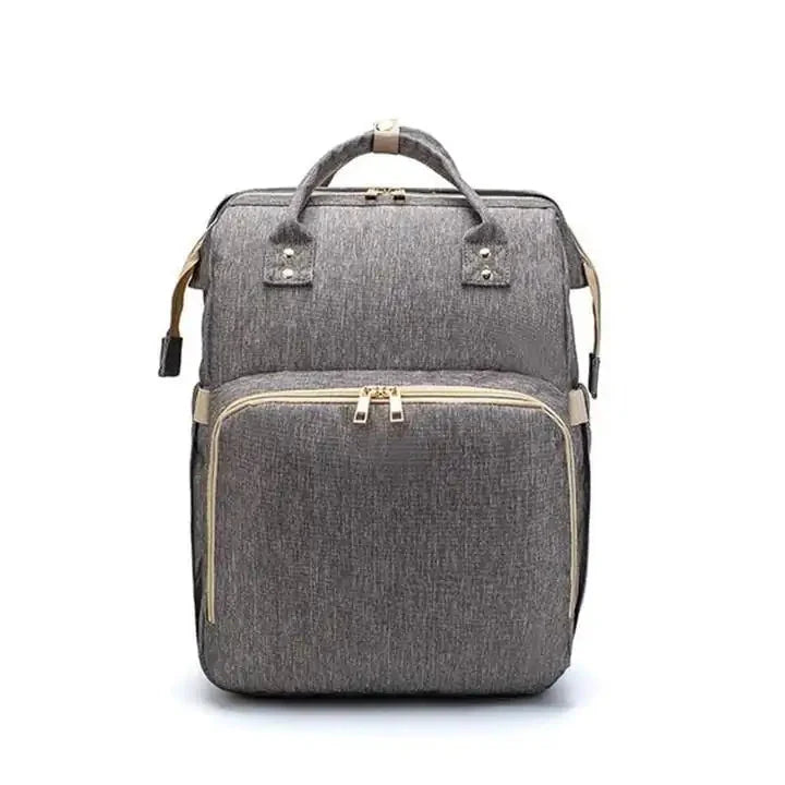 Diaper Backpack with Portable Changing Bed