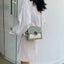 Bolso Cruzado de Cuero con Cadena Premium