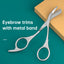 Stainless Steel Makeup Safety Eyebrow Trimmer Mini Beauty Scissors - Korvel