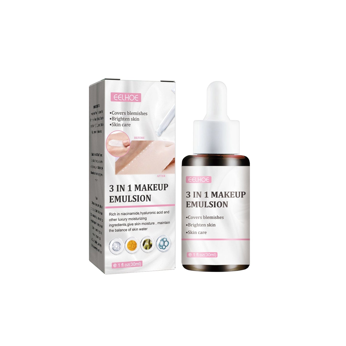 3-In-1 No Makeup Cream: Moisturizing Beauty & Concealer