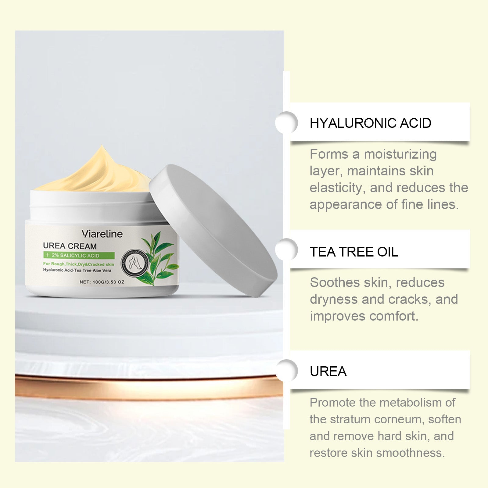 Foot Care Cream Anti-Dryness Moisturizing Repair Hydrating Heel Moisturizing Skin Care Cream - Korvel