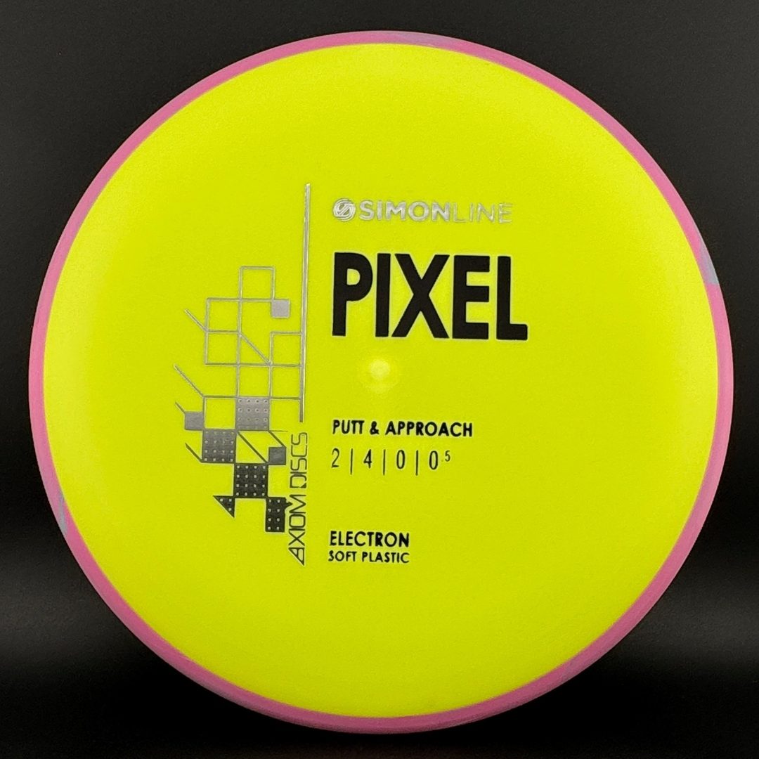 Soft Electron Pixel - Simon Line Disc Golf Putter