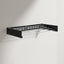 foldable retractable wall clothesline, 30kg, alu, 80/100cm, 5 bars, for bath/balcony. - Korvel