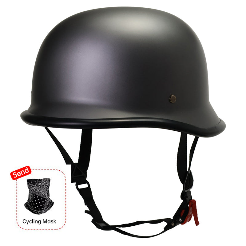 Half-Face Motorcycle Helmet for Cycling, with ECE and DOT Certifications. Made of ABS Material, Suitable for Men and Women. - Korvel