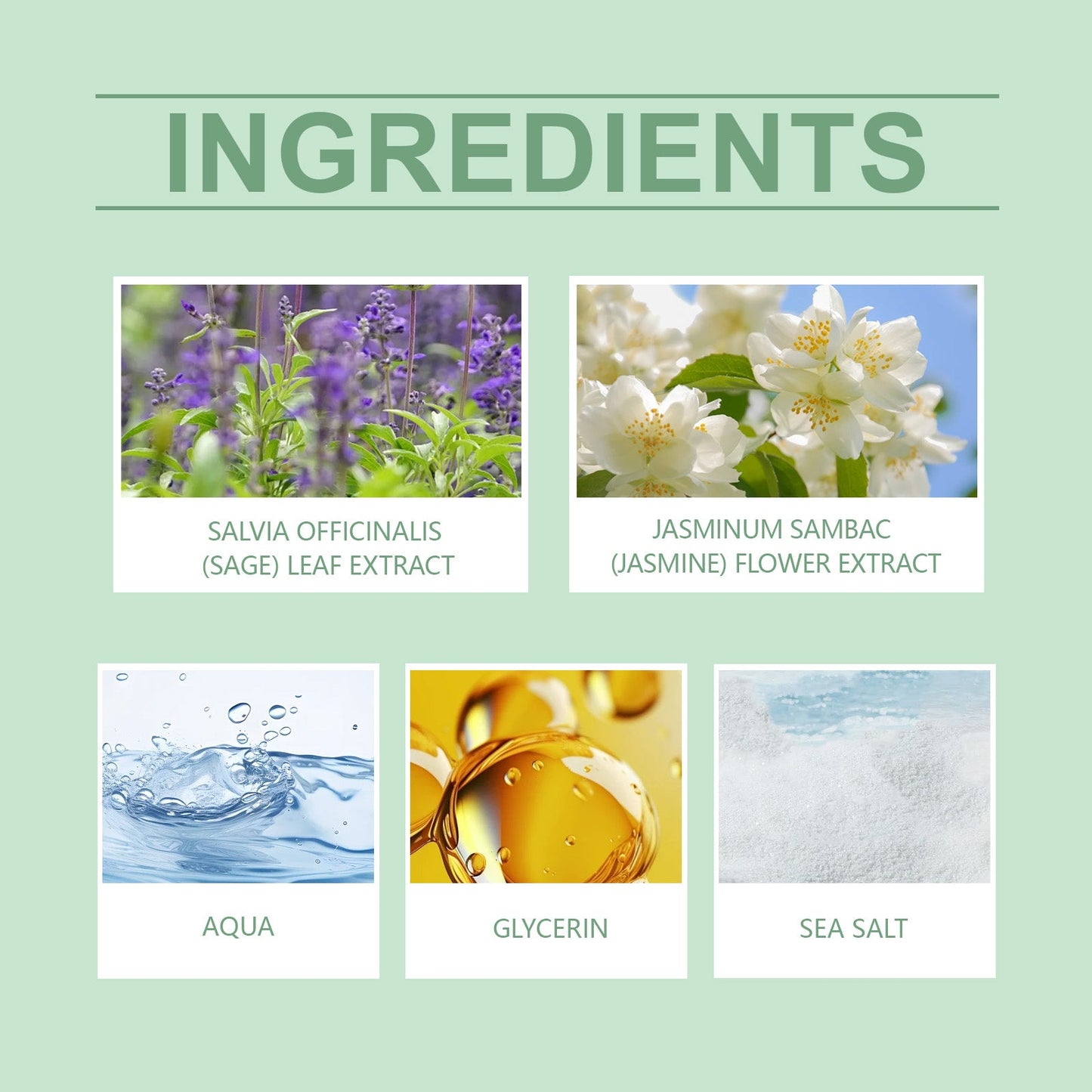 Sage Sea Salt Eau De Parfum Spray - Fresh Light Fragrance