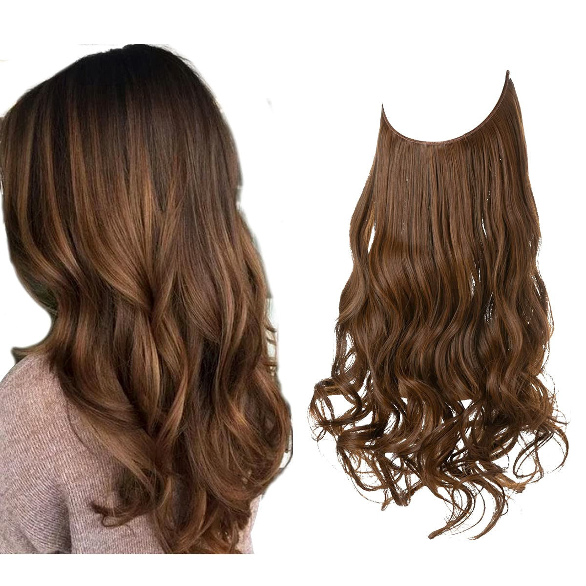 Premium Long Curly Hair Extension - High Temperature Silk