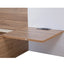 Queen Size Platform Bed with Headboard and Storage, Natural