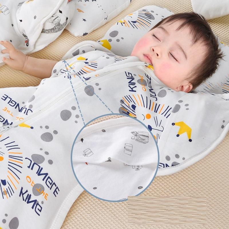Premium Baby Cotton Anti Kick Printed Sleeping Bag