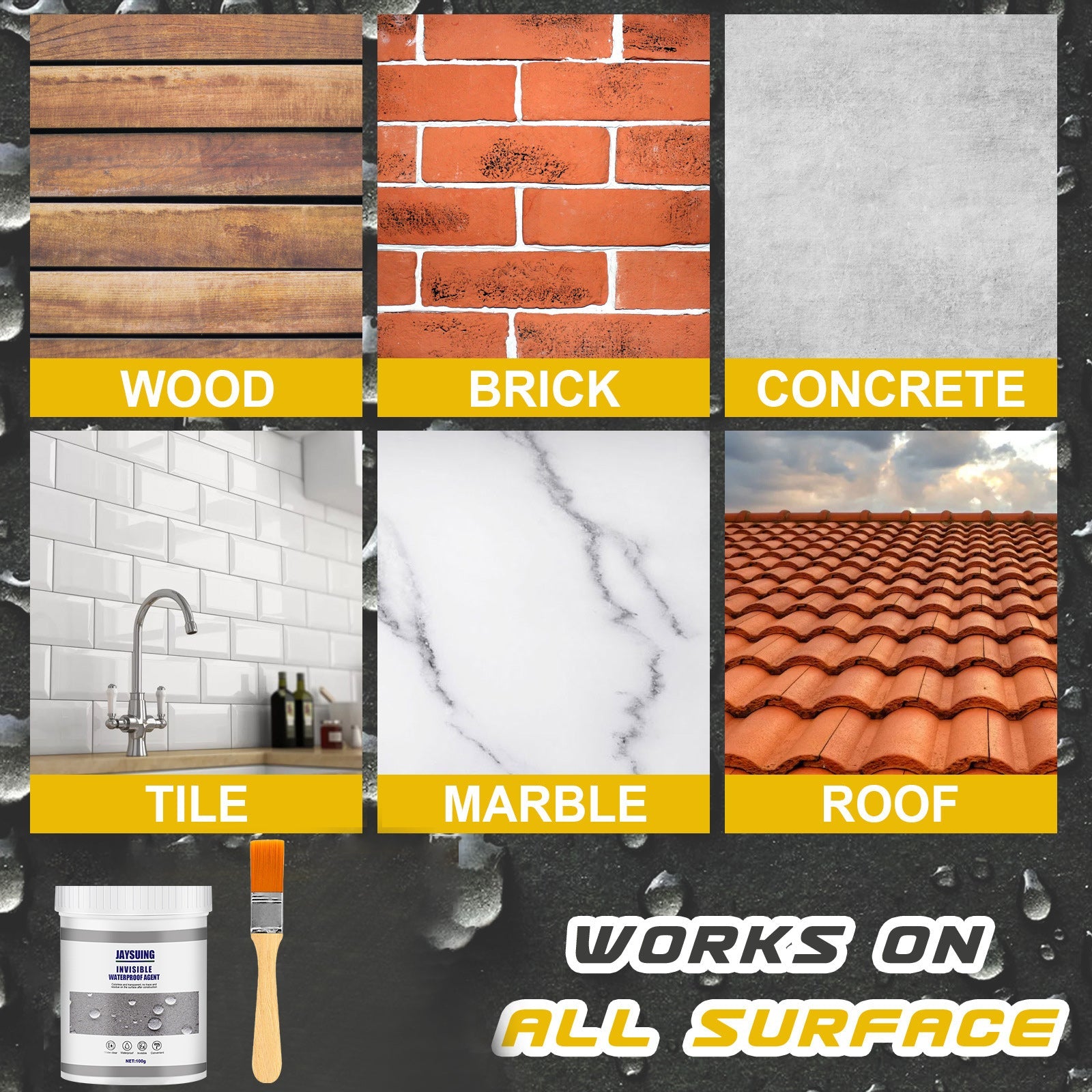 Waterproof Sealant Bathroom Kitchen Exterior Wall Water Leakage Repair Free Brick Leak Repair Home Improvement Paint Agent - Korvel