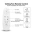 Ventilateur de plafond rustique YUHAO 52" - Fini noir mat et pales en bois