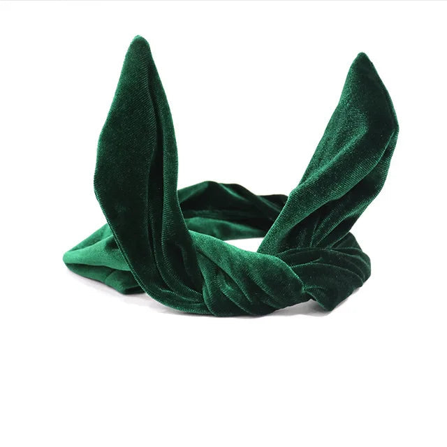 Fabric butterfly knot headband cute rabbit ear headdress headband and headband - Korvel