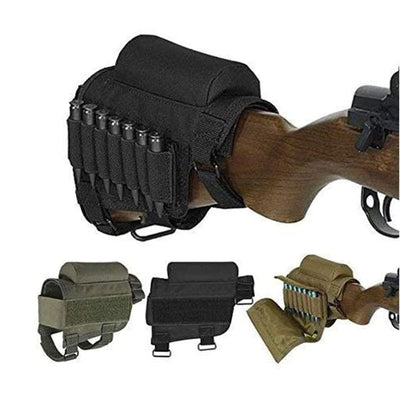 Outdoor Tactical Cheek Bag Bullet Bag Accessory Bag 98K CS Military Fan Two-In-One Bullet Bag Portable Gun Stock Bag - Korvel