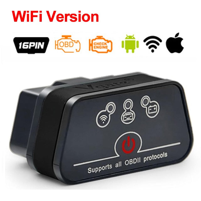 Vgate icar2 Bluetooth/Wifi OBD2 Diagnostic-tool ELM327 Bluetooth/wifi OBD 2 Scanner Mini ELM327 for android/PC/IOS Code Reader - Korvel