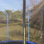 14 FT TRAMPOLINE OUTSIDE SAFETY NET WITH BASKETBALL HOOP - Korvel