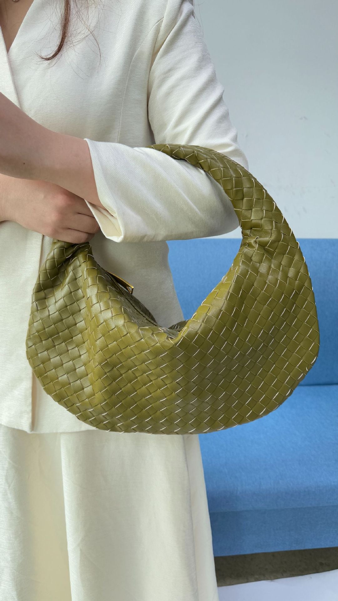 Premium Large Women's Woven Shopper Bag