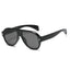 Retro Punk Men Pilot Sunglasses Fashion Rivets Decoration Gradient Eyewear Shades UV400 Women Trending Purple Sun Glasses - Korvel