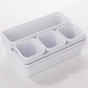 8pcs/set Adjustable Drawer Organizer Box Trays Make Up Cosmetics Sundries Divider Holder Kitchen Bathroom Closet Jewellery Box - Korvel