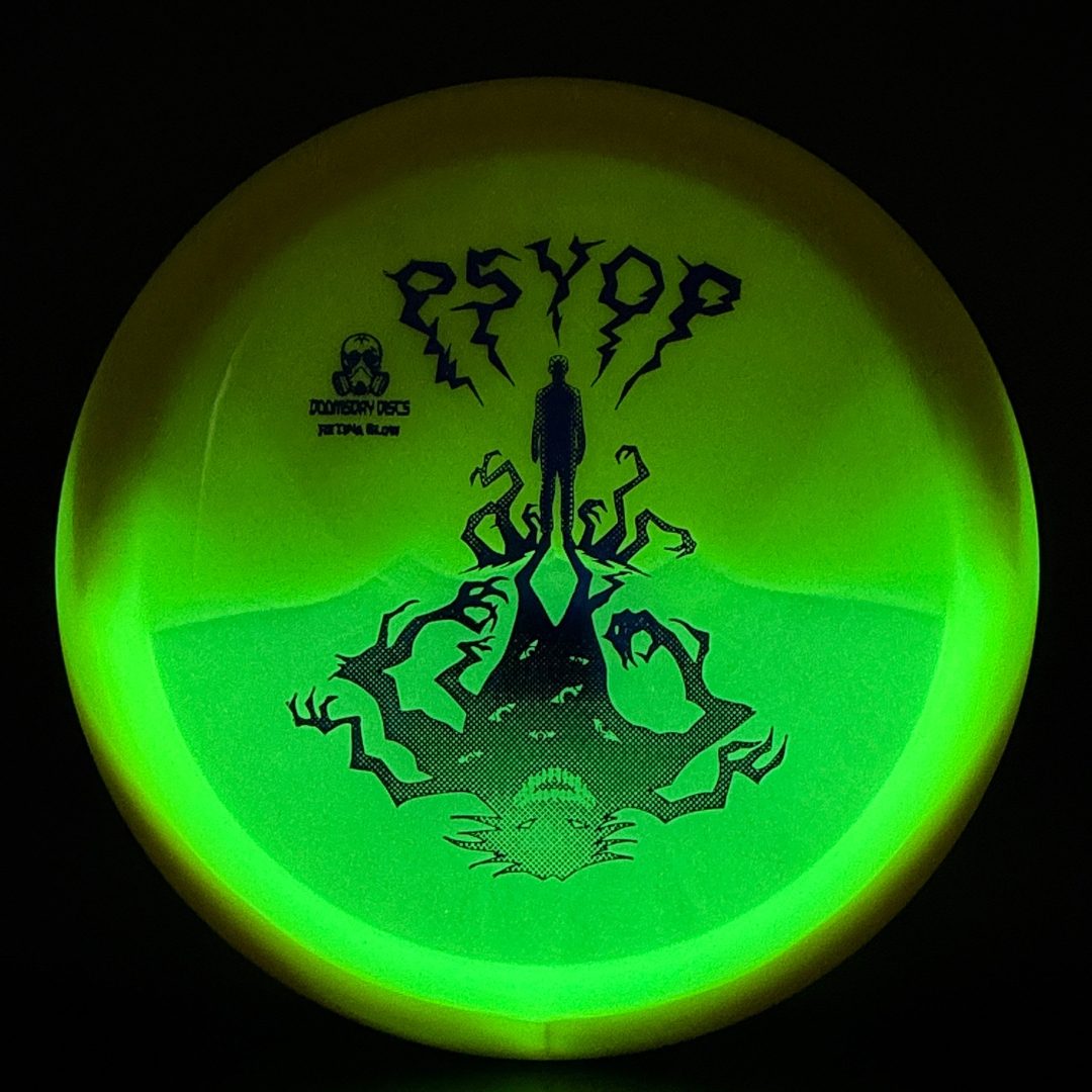 Glow Retina Psyop - Shadow Monster Disc Golf Driver