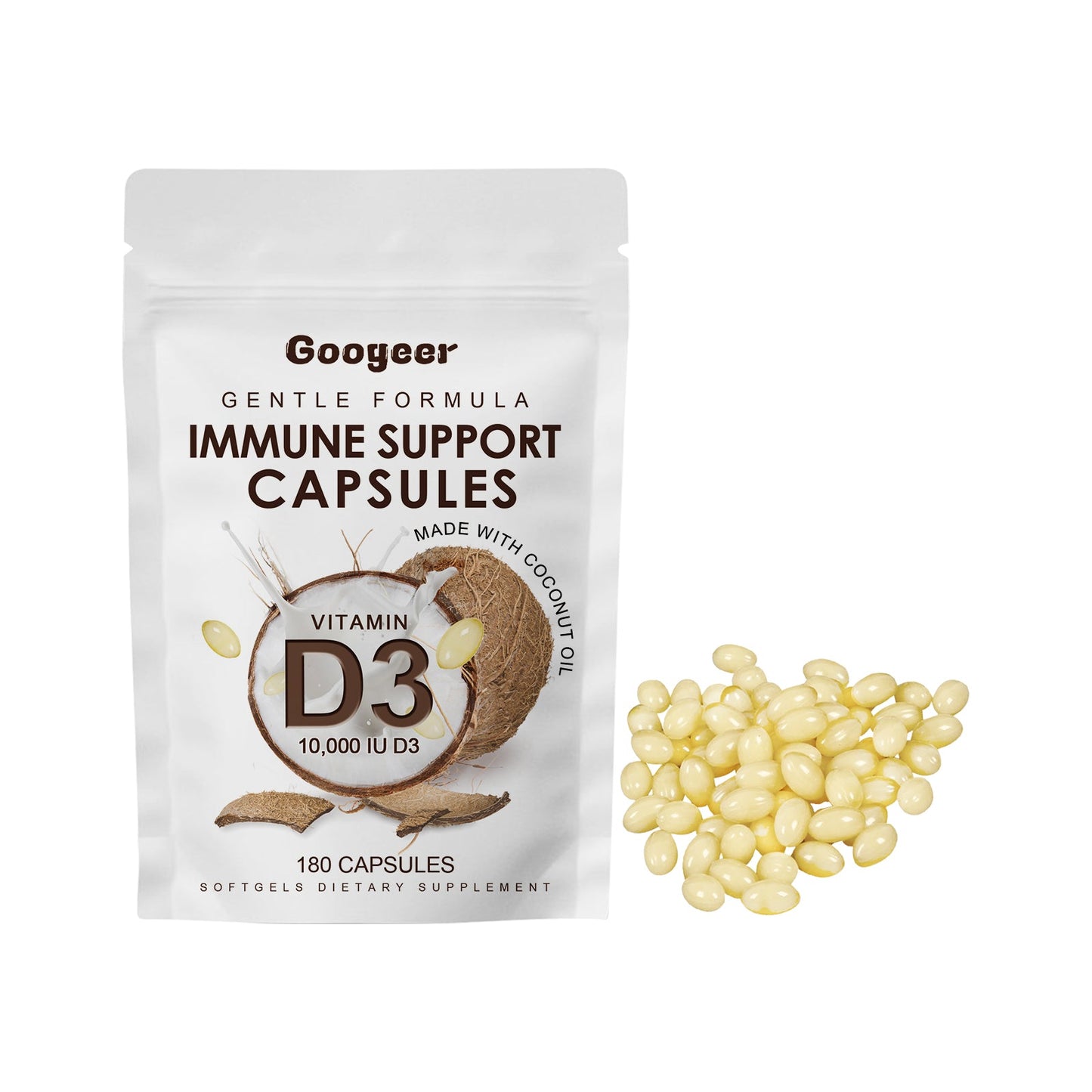 Capsules de soutien immunitaire premium pour le bien-être quotidien