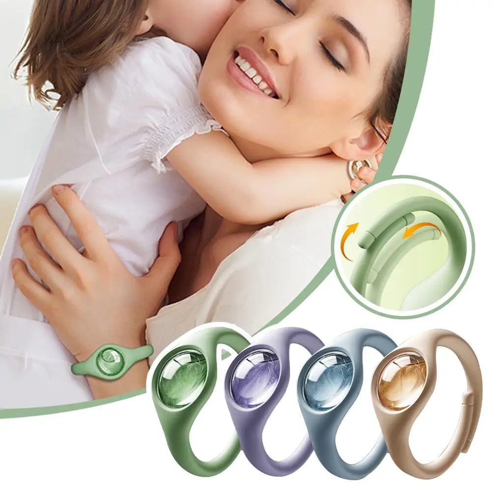 Pulsera portátil anti-mosquitos para protección al aire libre