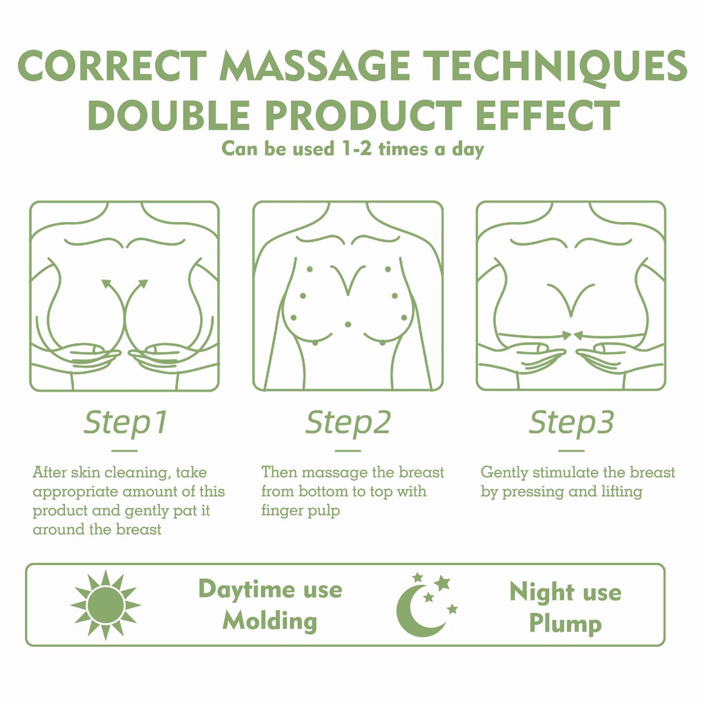 Breast Enhancement, Postpartum Breast Relaxation Firming And Lifting Firm Plump Breast Care Massage Cream - Korvel