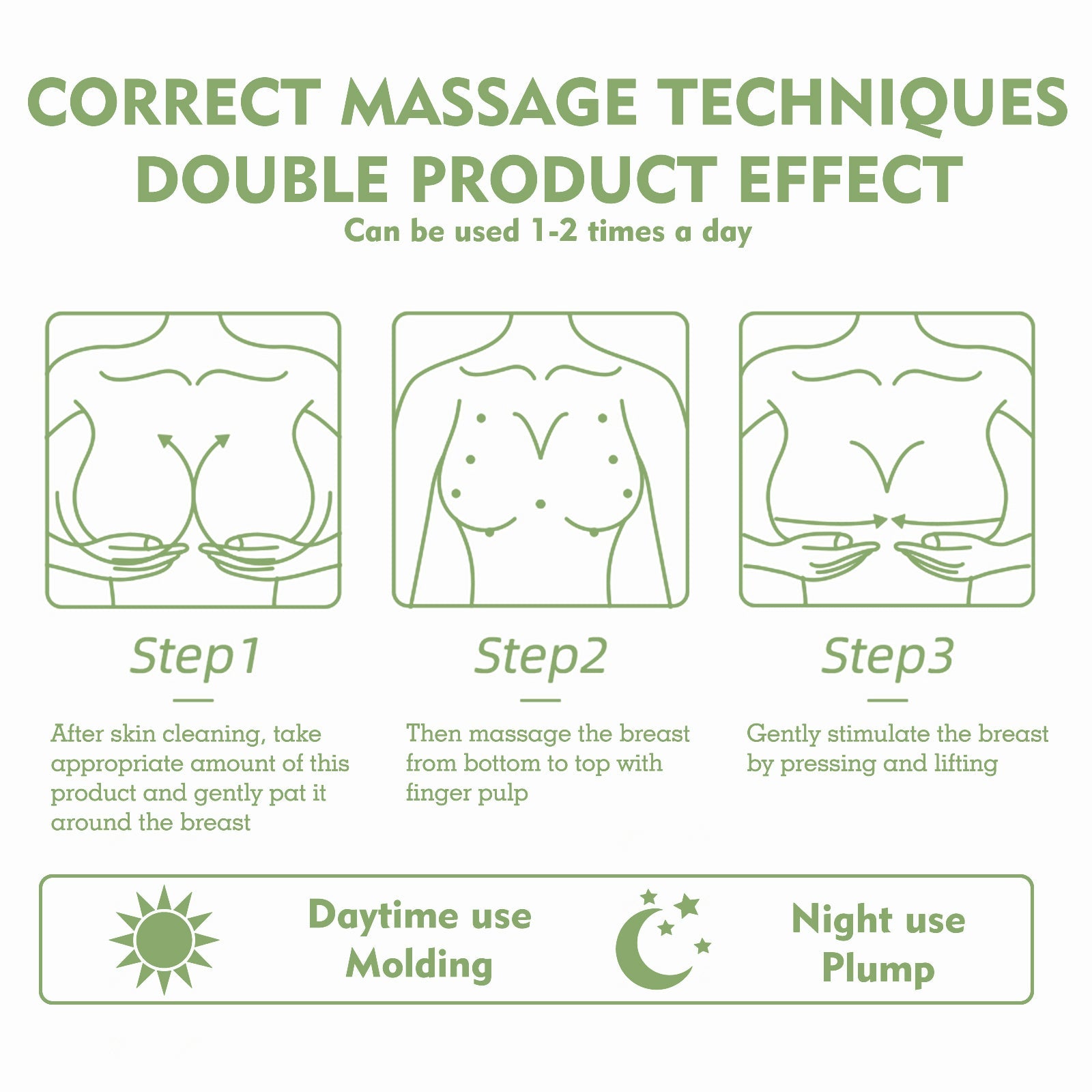 Breast Enhancement, Postpartum Breast Relaxation Firming And Lifting Firm Plump Breast Care Massage Cream - Korvel