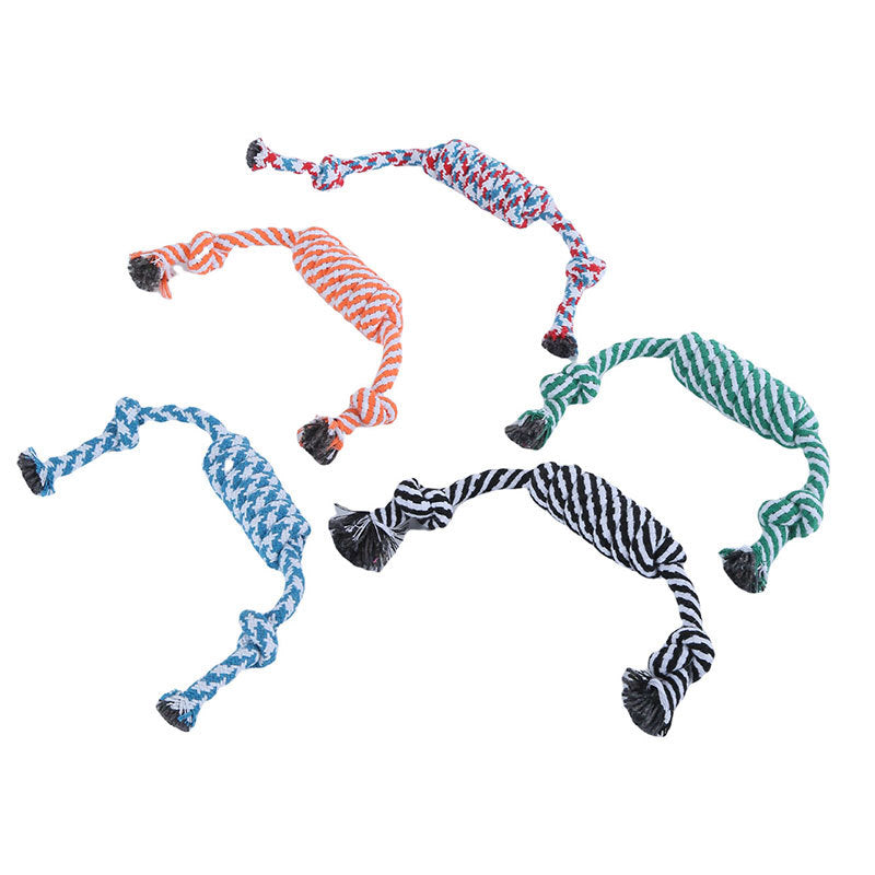 Durable Cotton Rope Dog Chew Toy - Knot Design for All Breeds