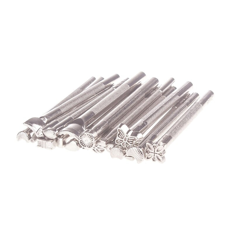 1Set(20Pcs)Leather Carving Hand Working Saddle Making Tools Engraving Craft Set - Korvel