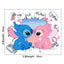 StarCraft Baby Stitch Wall Sticker Self Adhesive Picture Back Adhesive Cartoon Sticker Bedroom Dormitory Bedhead Wall Wallpaper - Korvel