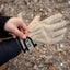Outdoor Picnic BBQ Gloves Camping Fire Barbecue Leather Anti-Scalding Heat Insulation Thickened Wear-Resistant Protective Gloves - Korvel