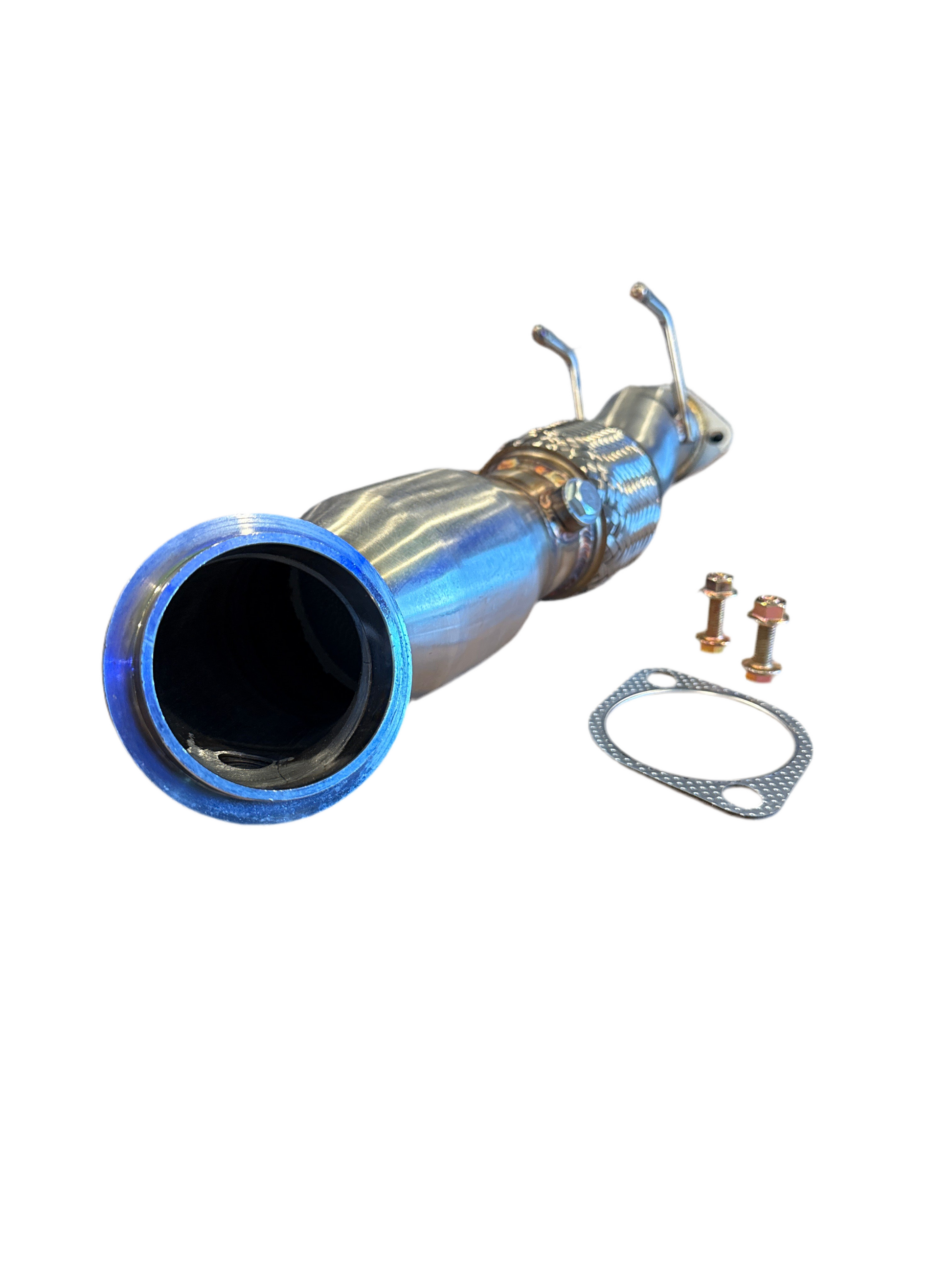 SPDZ1 3-Inch High-Performance Downpipe with High-Flow Cat for 2013+ Ford Focus ST - Korvel