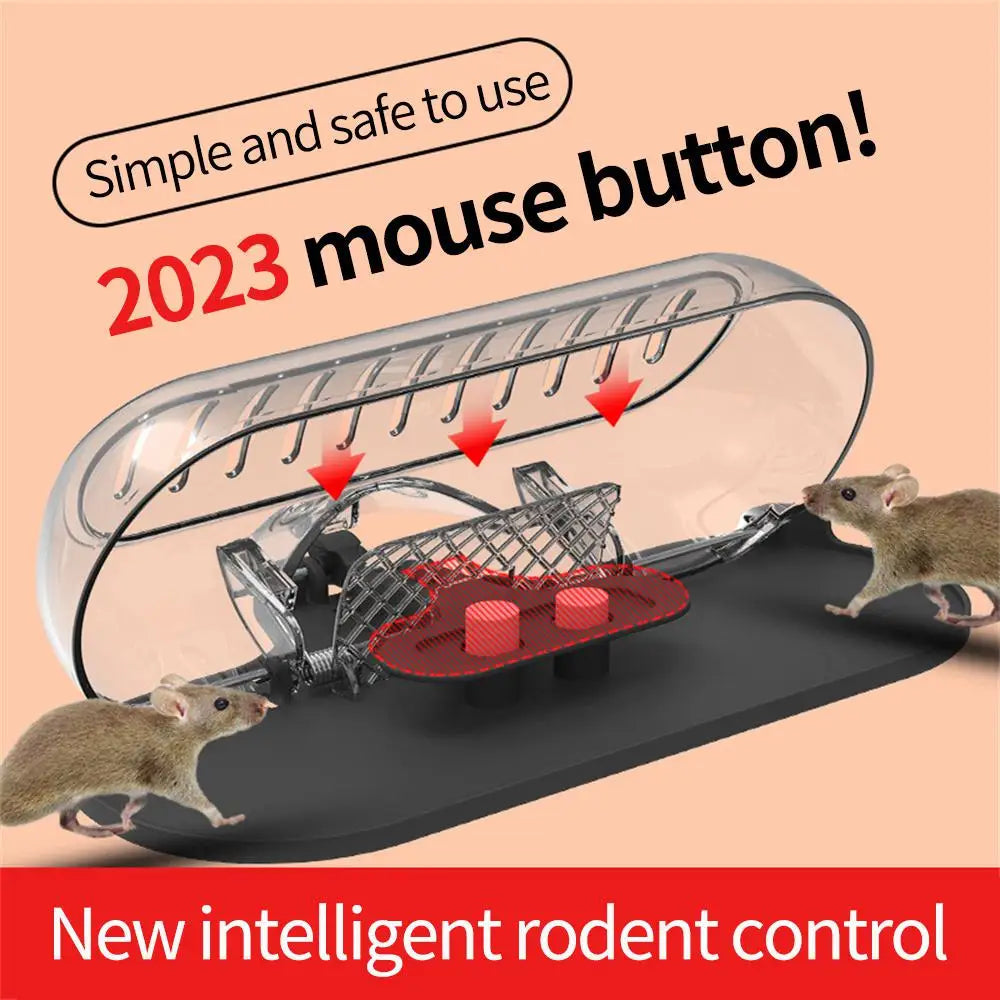 Catch Mice Mouse Artifact Transparent Upper Cover Increase Thickening Highly Sensitive Ully Automatic Large Space Design - Korvel