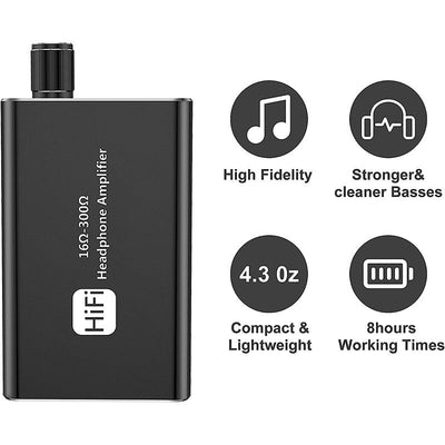 Premium Portable Headphone Amplifier for HiFi Sound