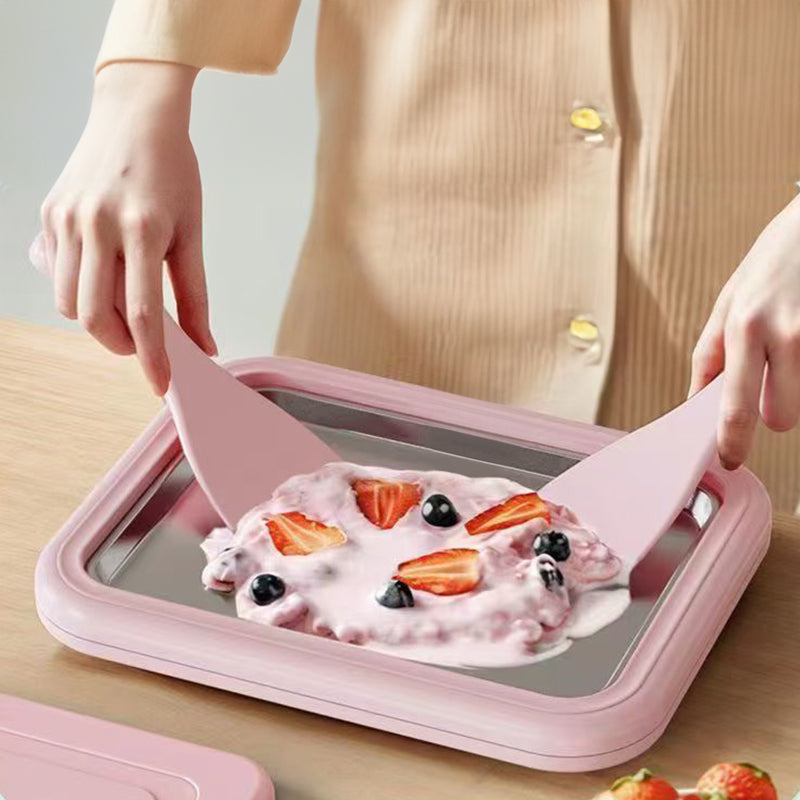 Home ice cream maker, small frozen yogurt maker, handmade for kids, frozen ice tray, family kitchen tools - Korvel