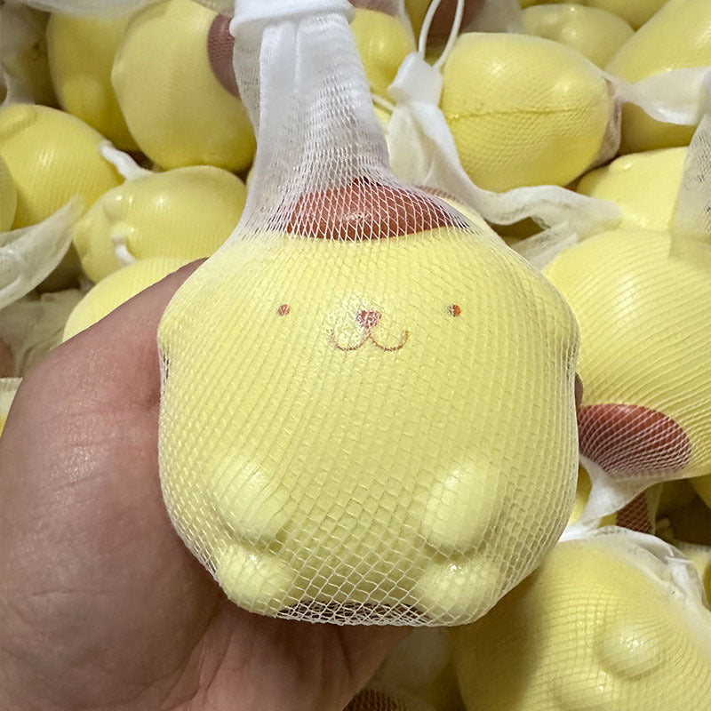 Netbag Egg Boy Party Pinch Music Stress Relief Toy Slow Rebound Ventilatory Artifact Cartoon Stress Relief Student Small Gift Item - Korvel