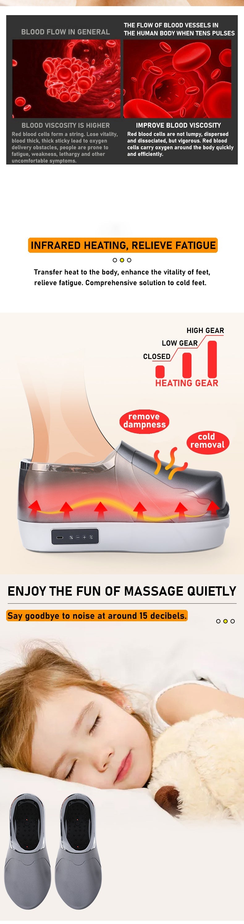 Multifunctional massage shoes Sole acupoint massage shoes - Korvel