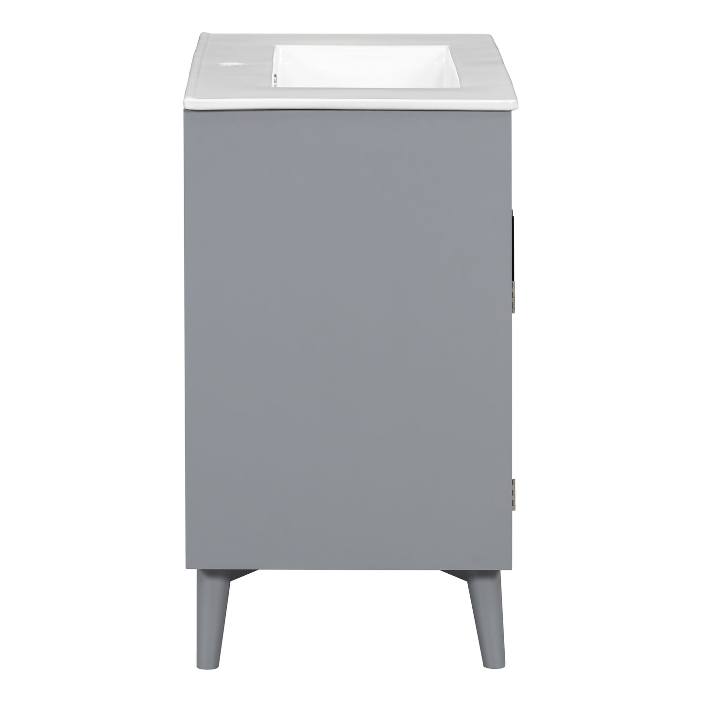 Ensemble de meuble de salle de bain élégant avec lavabo et rangement