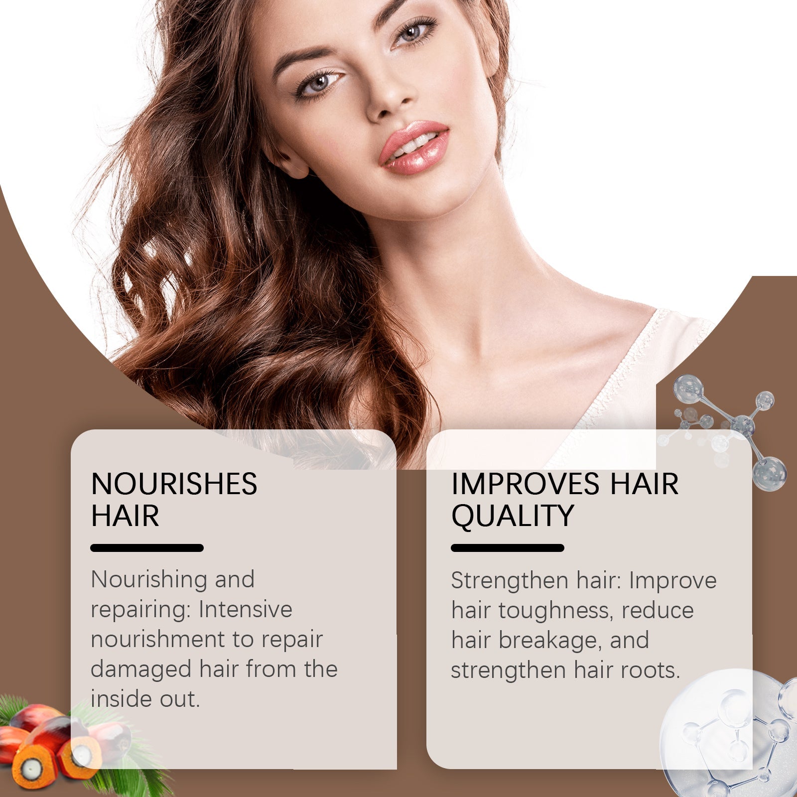 Batana Hair Care Oil, Nourishing Scalp, Hydrating Repair, Hydrating Hair Care And Smoothing Essence - Korvel